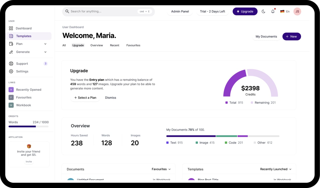 Affiliate System